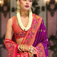 Super Banarasi P.V. Silk Saree with Jacquard Weaving Butti Work