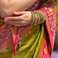 Super Banarasi P.V. Silk Saree with Jacquard Weaving Butti Work - LaVante Fashion