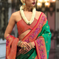 Super Banarasi P.V. Silk Saree with Jacquard Weaving Butti Work