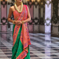 Super Banarasi P.V. Silk Saree with Jacquard Weaving Butti Work - LaVante Fashion