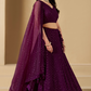 Captivating Thread Work Georgette Party Wear Lehenga Choli