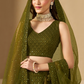 Captivating Thread Work Georgette Party Wear Lehenga Choli
