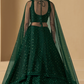 Captivating Thread Work Georgette Party Wear Lehenga Choli