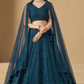 Captivating Thread Work Georgette Party Wear Lehenga Choli