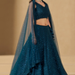 Captivating Thread Work Georgette Party Wear Lehenga Choli