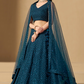 Captivating Thread Work Georgette Party Wear Lehenga Choli
