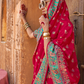 Soft Silk Banarasi Saree with Butta & Pashmina Print