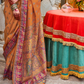 Soft Silk Banarasi Saree with Butta & Pashmina Print