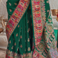 Soft Silk Banarasi Saree with Butta & Pashmina Print