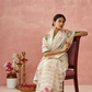 Brasso Teal Printed Saree for Elegant Festive Wear