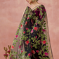 Brasso Teal Printed Saree for Elegant Festive Wear