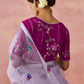 Brasso Teal Printed Saree for Elegant Festive Wear