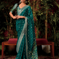 Graceful Dola Silk Saree with Intricate Zari Weaving Design