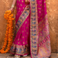 Soft Silk Banarasi Saree with Butta & Pashmina Print