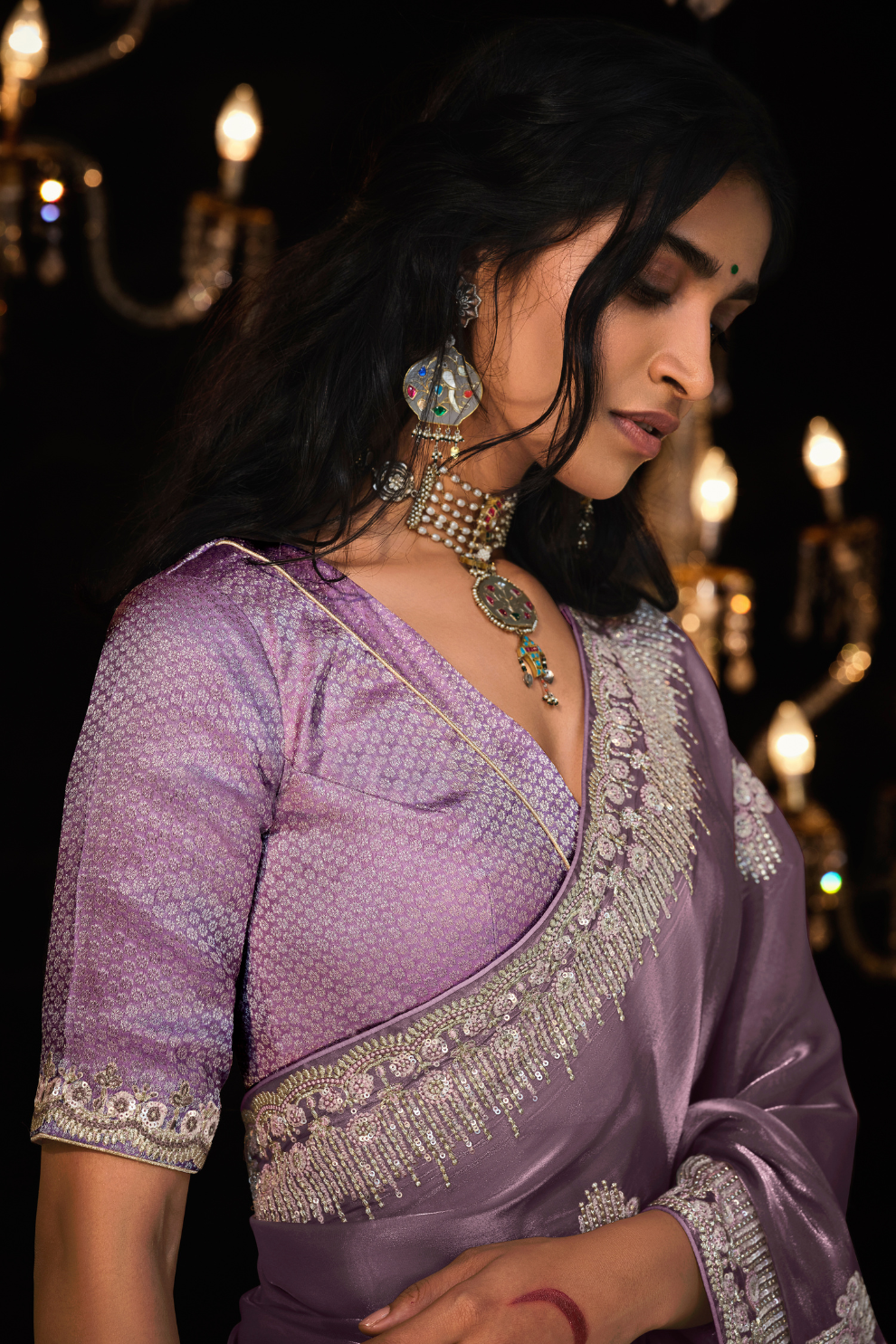 Banarasi Silk Saree with Elegant Weaving for Weddings