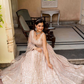 Elegant Peach Georgette Embroidered Lehenga Choli Set with Sequin Work