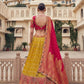 Kalamkari Banarasi Lehenga Choli Elegant Festive Wear