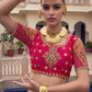 Kalamkari Banarasi Lehenga Choli Elegant Festive Wear