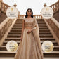 Champagne Gold Crush Silk Zari and Sequins Embroidered Lehenga Choli Set