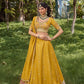 Royal Yellow Silk Mehendi Lehenga Choli with Bead Embroidery Elegant
