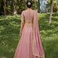Royal Pink Silk Mehendi Lehenga Choli with Bead Embroidery Elegant