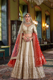 Ivory Silk Lehenga Set with Double Dupatta Intricate Embroidery Elegant