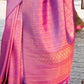 Wine Purple Handloom Weave Kanjivaram Silk Saree : Top Pick